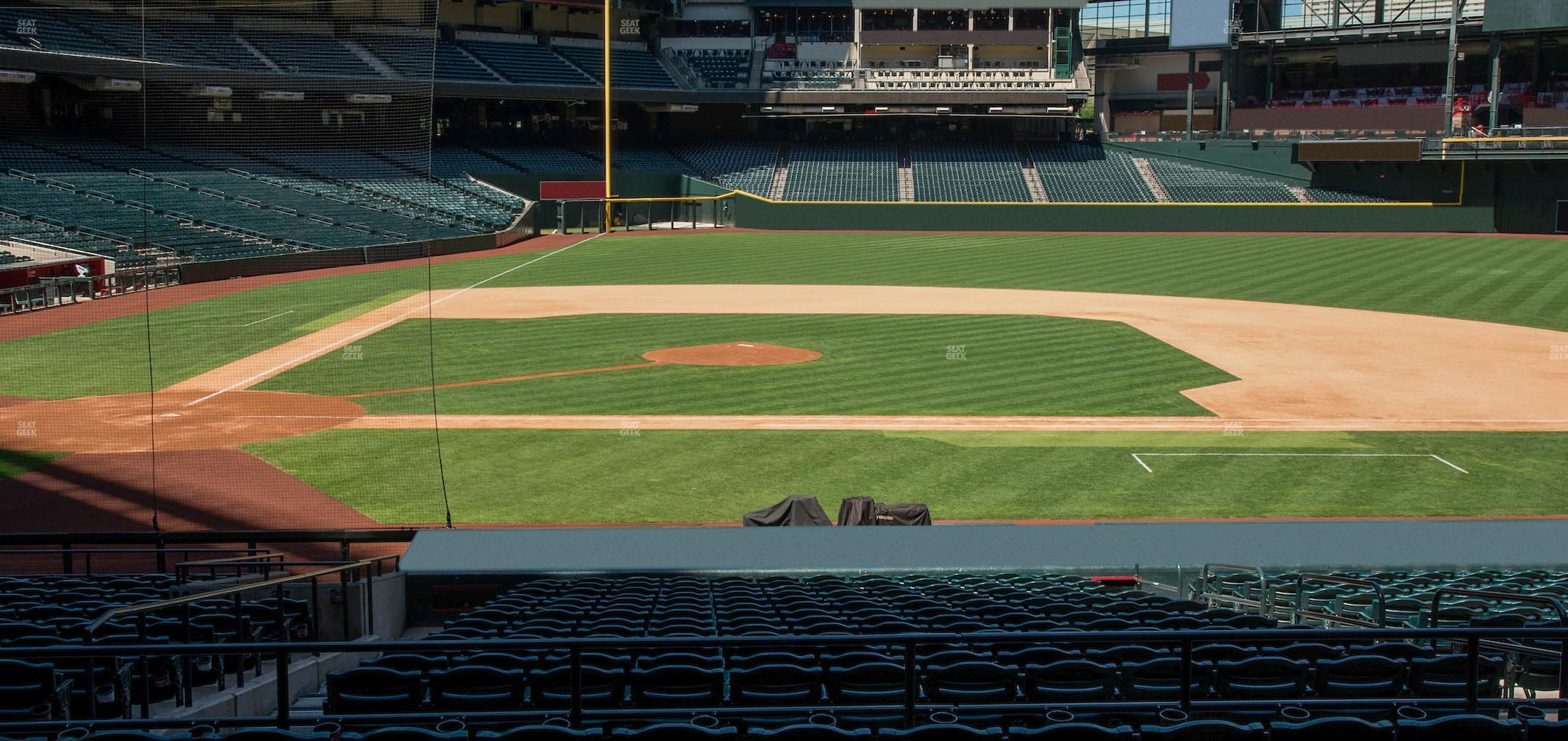 Seating view for Chase Field Section 117