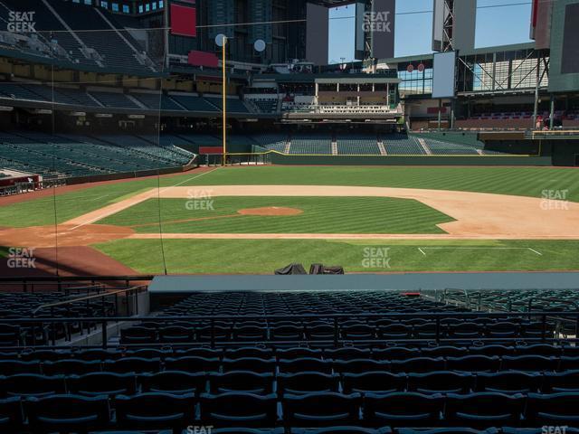 Seating view for Chase Field Section 117