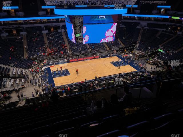 Seating view for Target Center Section 213