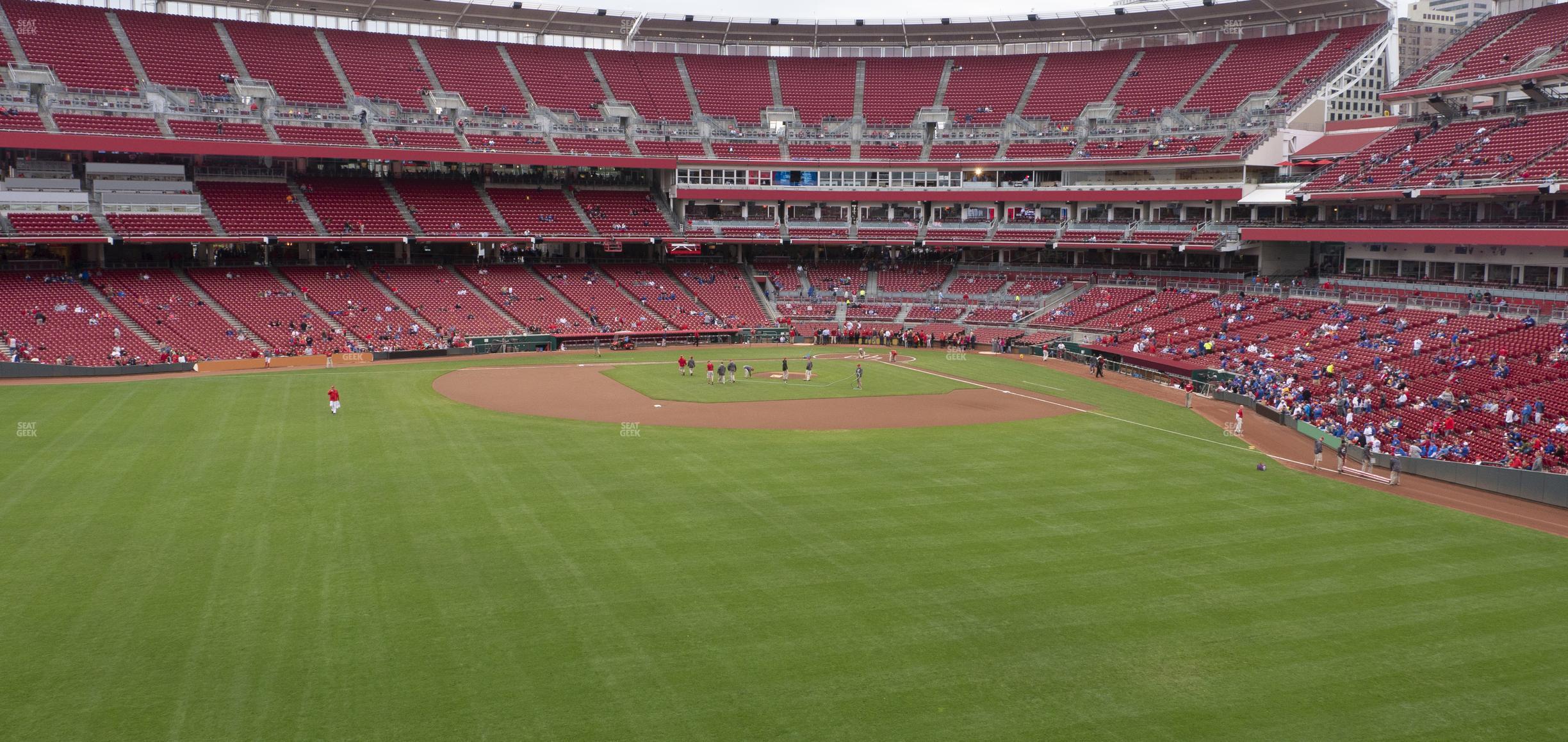 Seating view for Great American Ball Park Section 402