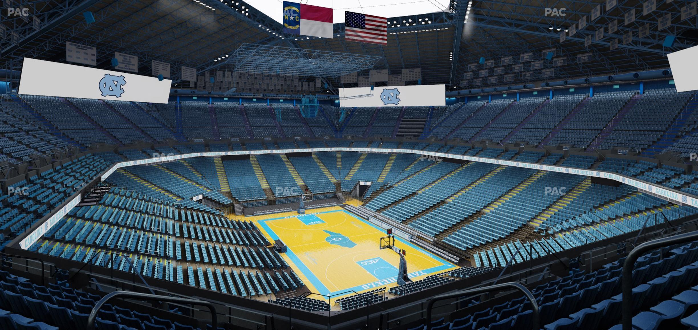 Seating view for Dean Smith Center Section 231 A