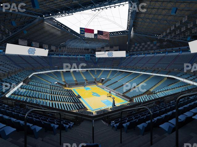 Seating view for Dean Smith Center Section 231 A