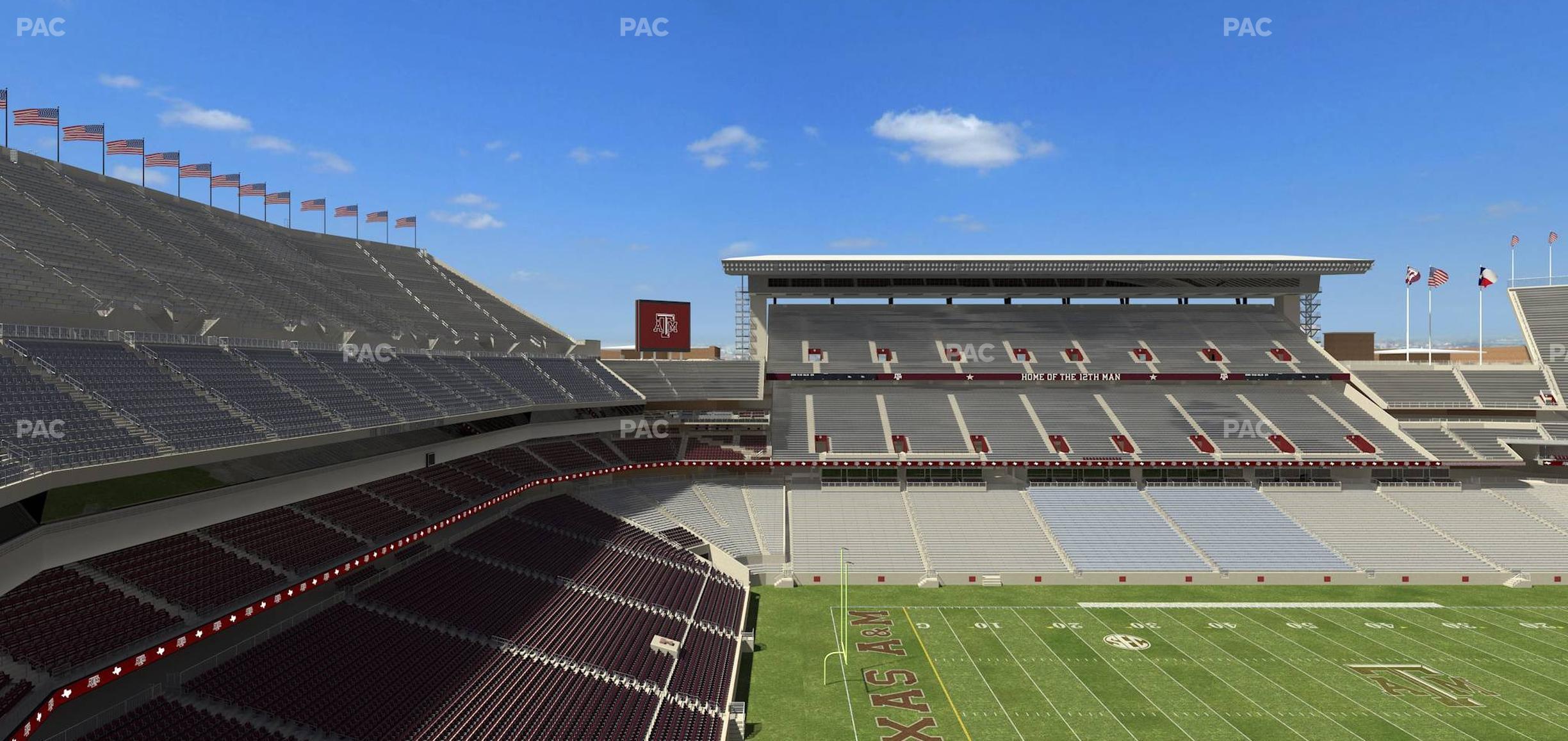 Seating view for Kyle Field Section 311