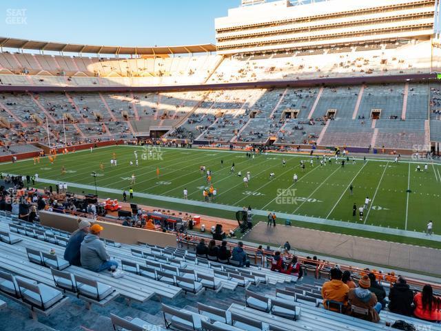 Seating view for Neyland Stadium Section R