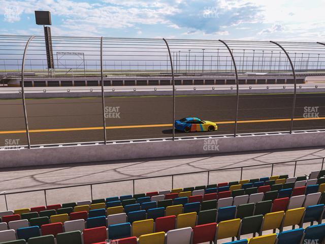 Seating view for Daytona International Speedway Section Front 126