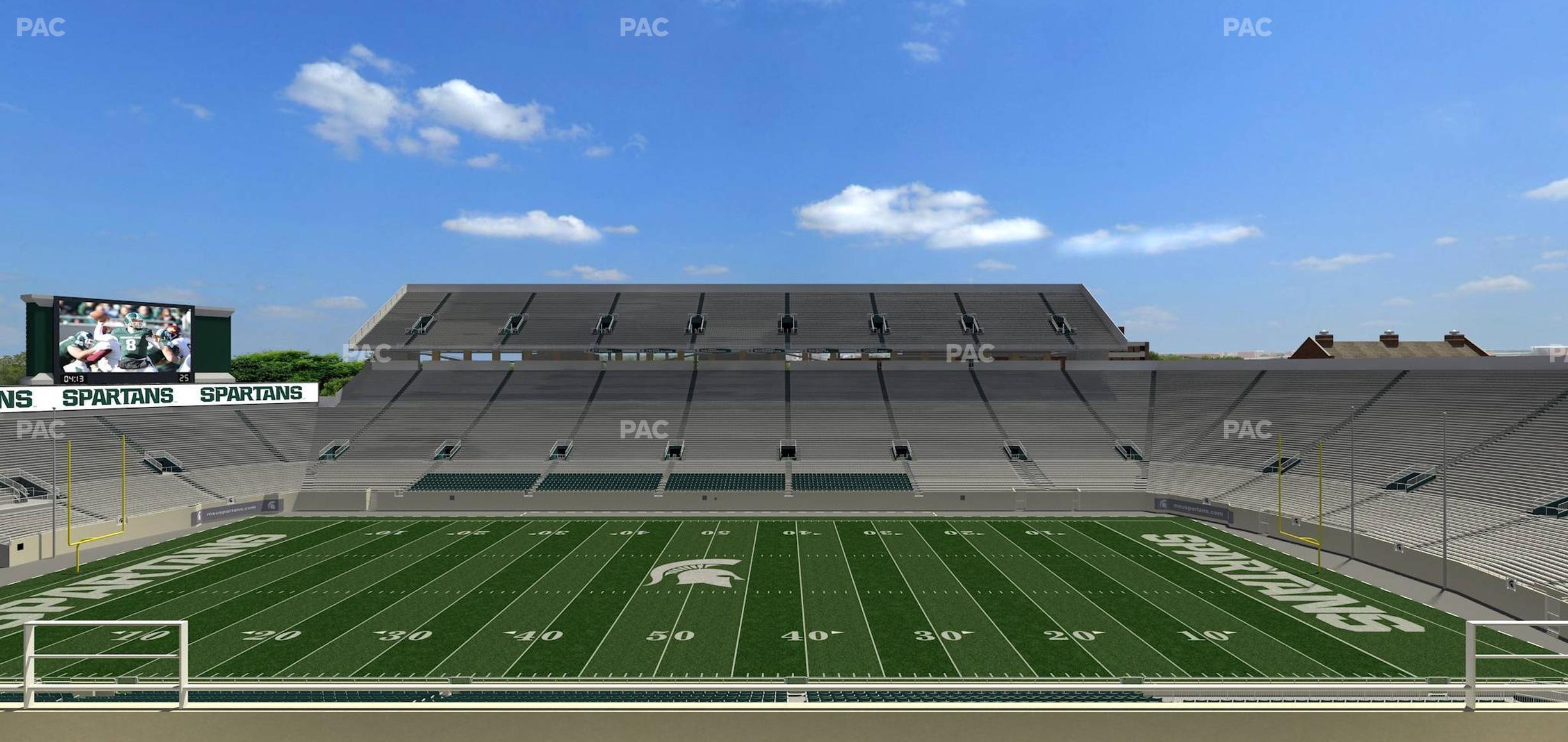 Seating view for Spartan Stadium (Michigan) Section Spartan Club 5