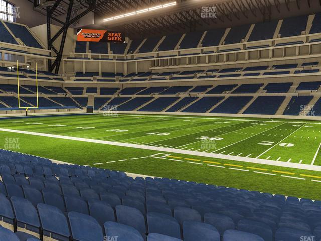 Seating view for Lucas Oil Stadium Section 110