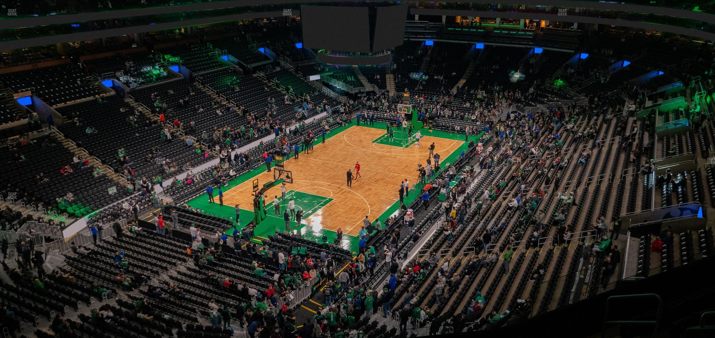 Seating view for TD Garden Section Balcony 306