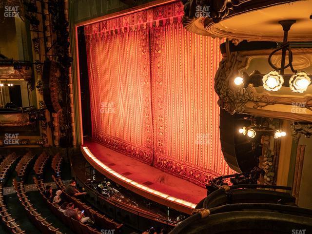 Seating view for New Amsterdam Theatre Section Box 2