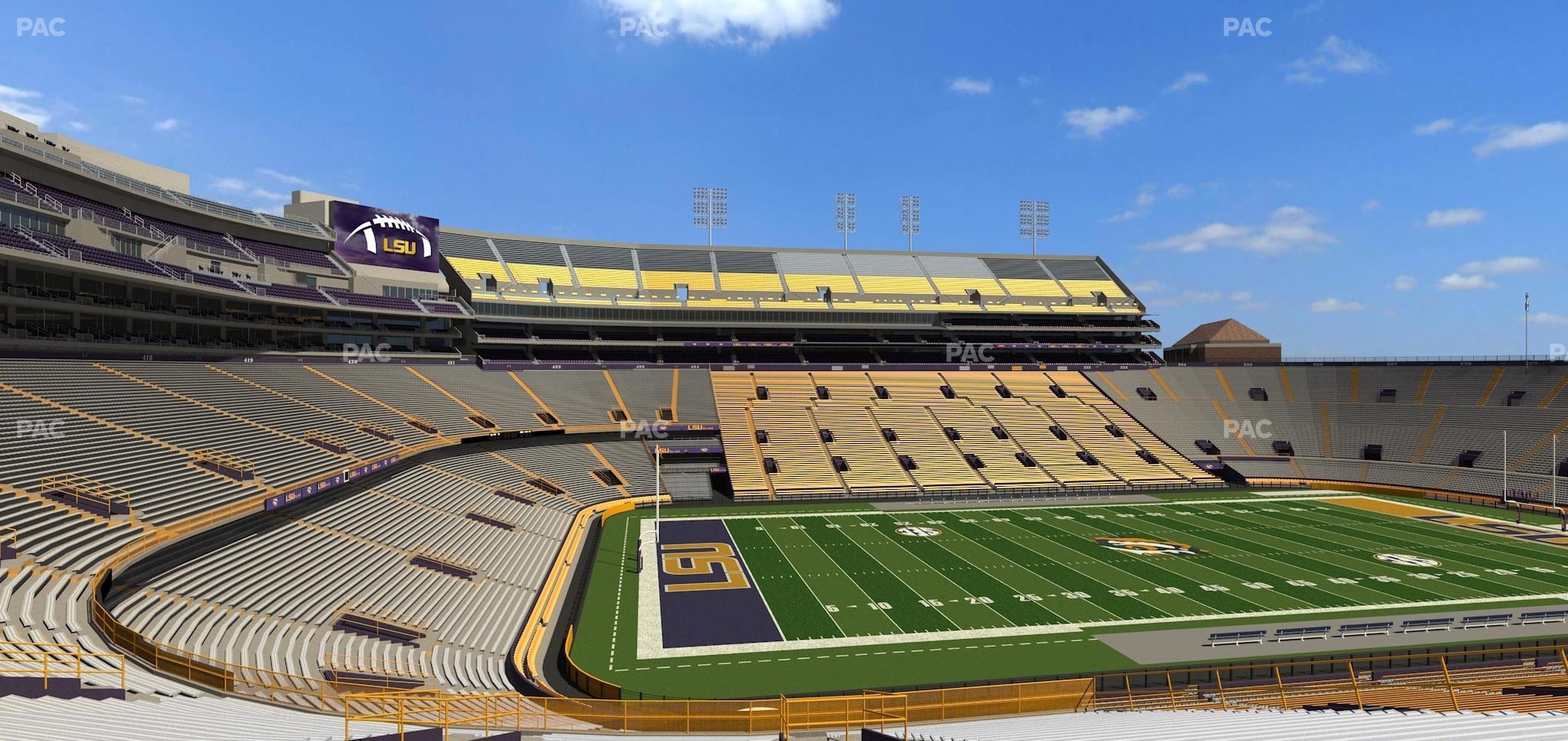 Seating view for Tiger Stadium Section 411