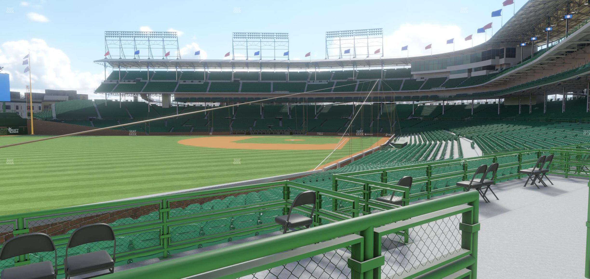 Seating view for Wrigley Field Section 202