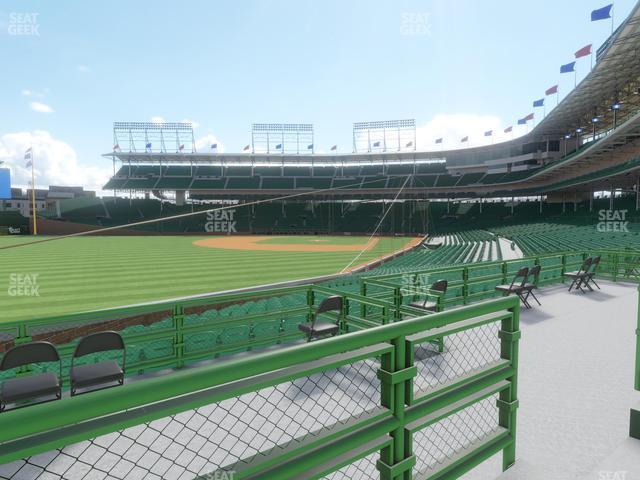 Seating view for Wrigley Field Section 202