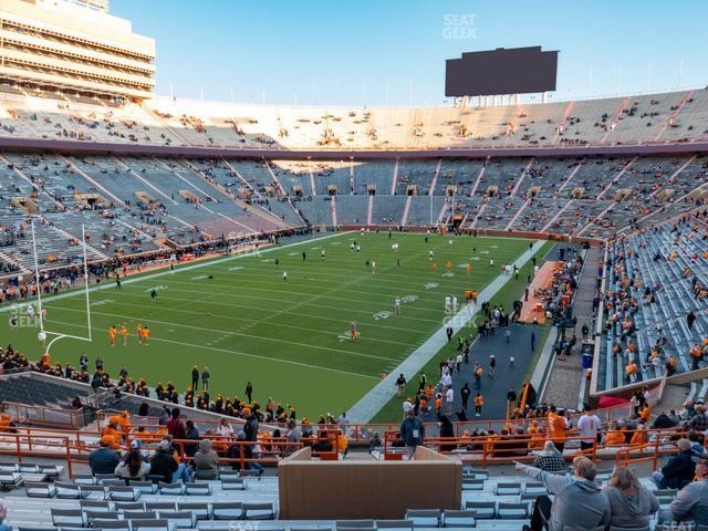 Seating view for Neyland Stadium Section X 5