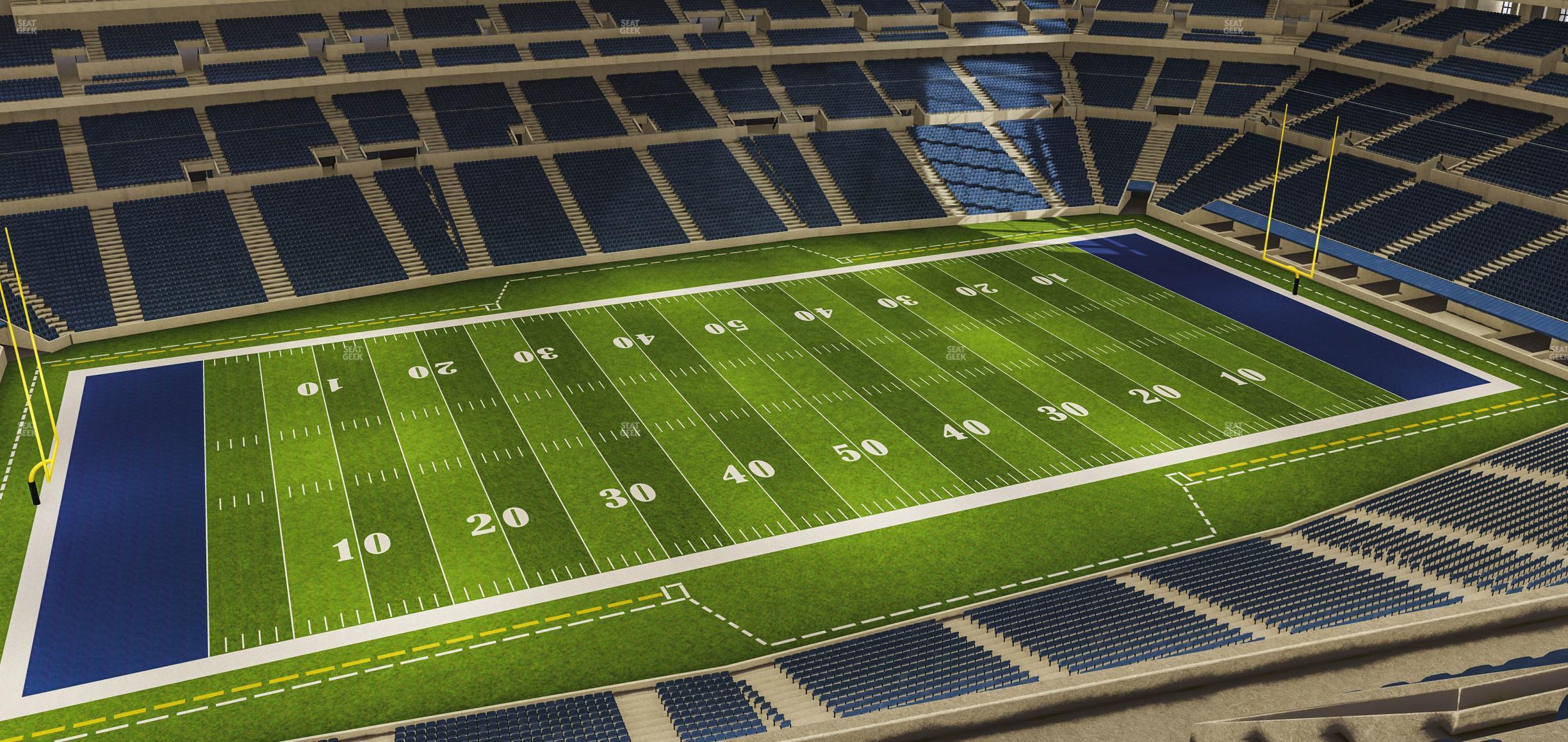 Seating view for Lucas Oil Stadium Section 643