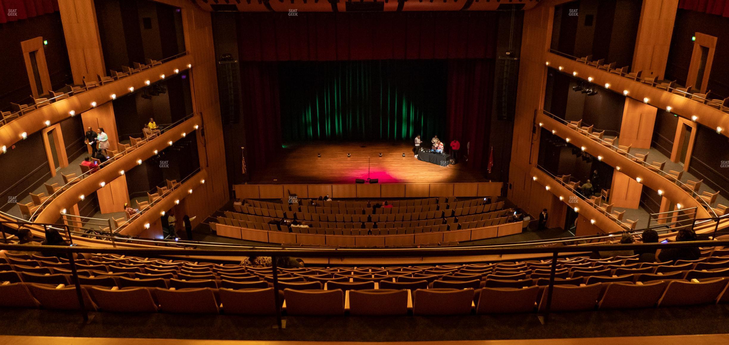 Seating view for Cannon Center For The Performing Arts Section Upper Balcony