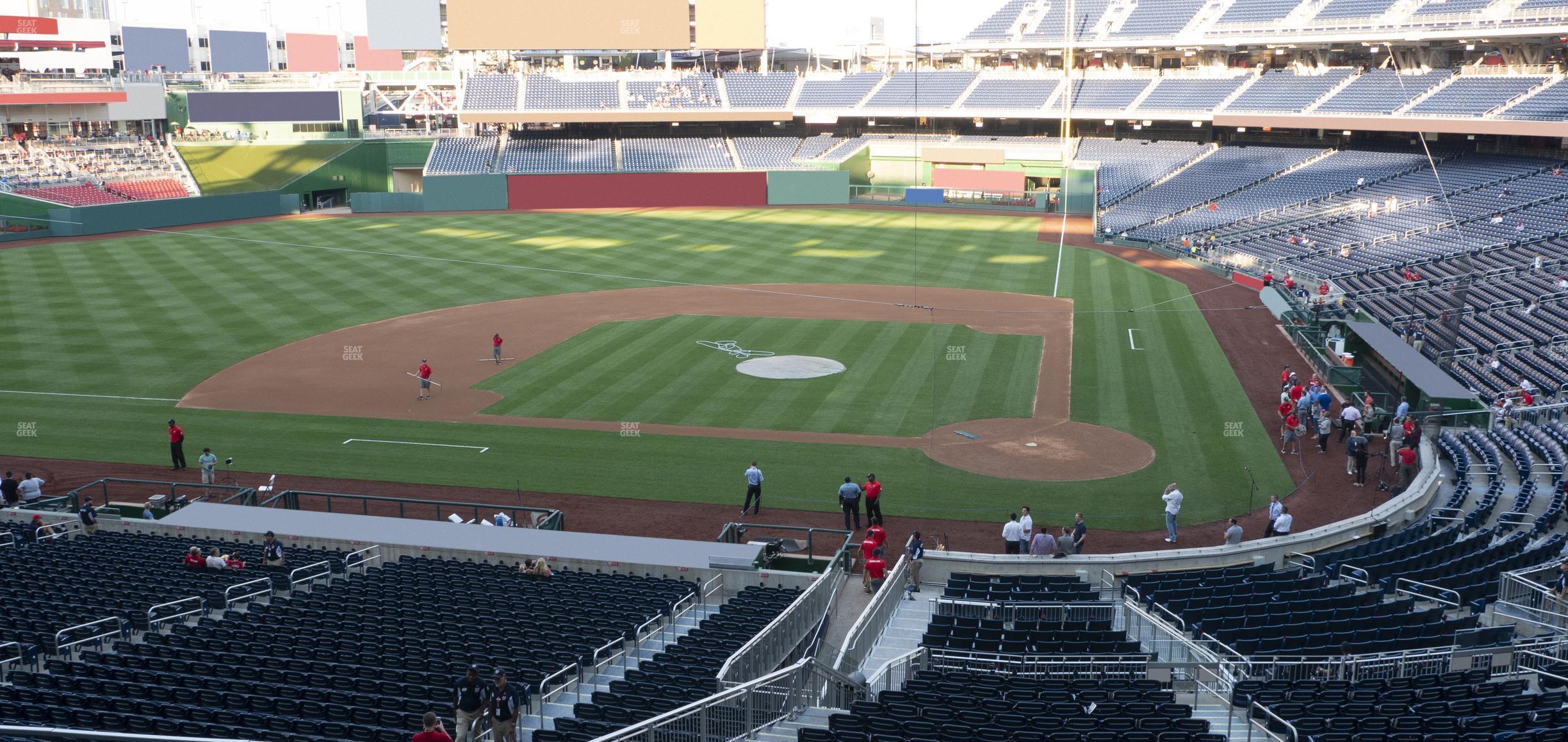 Seating view for Nationals Park Section Fis Champions Club 210