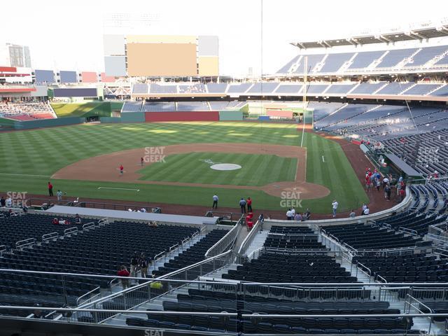 Seating view for Nationals Park Section Fis Champions Club 210