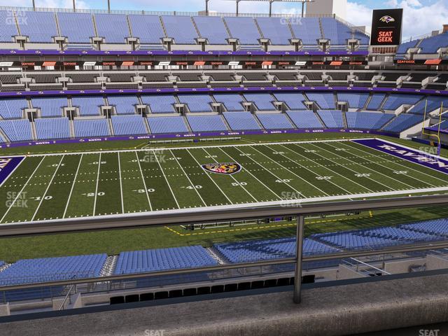 Seating view for M&T Bank Stadium Section Suite 442