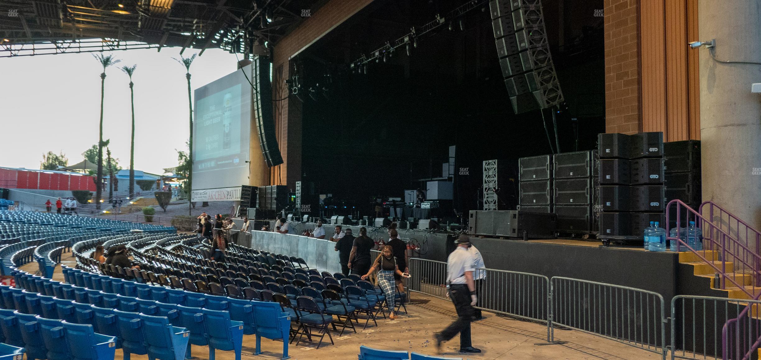 Seating view for Talking Stick Resort Amphitheatre Section 101