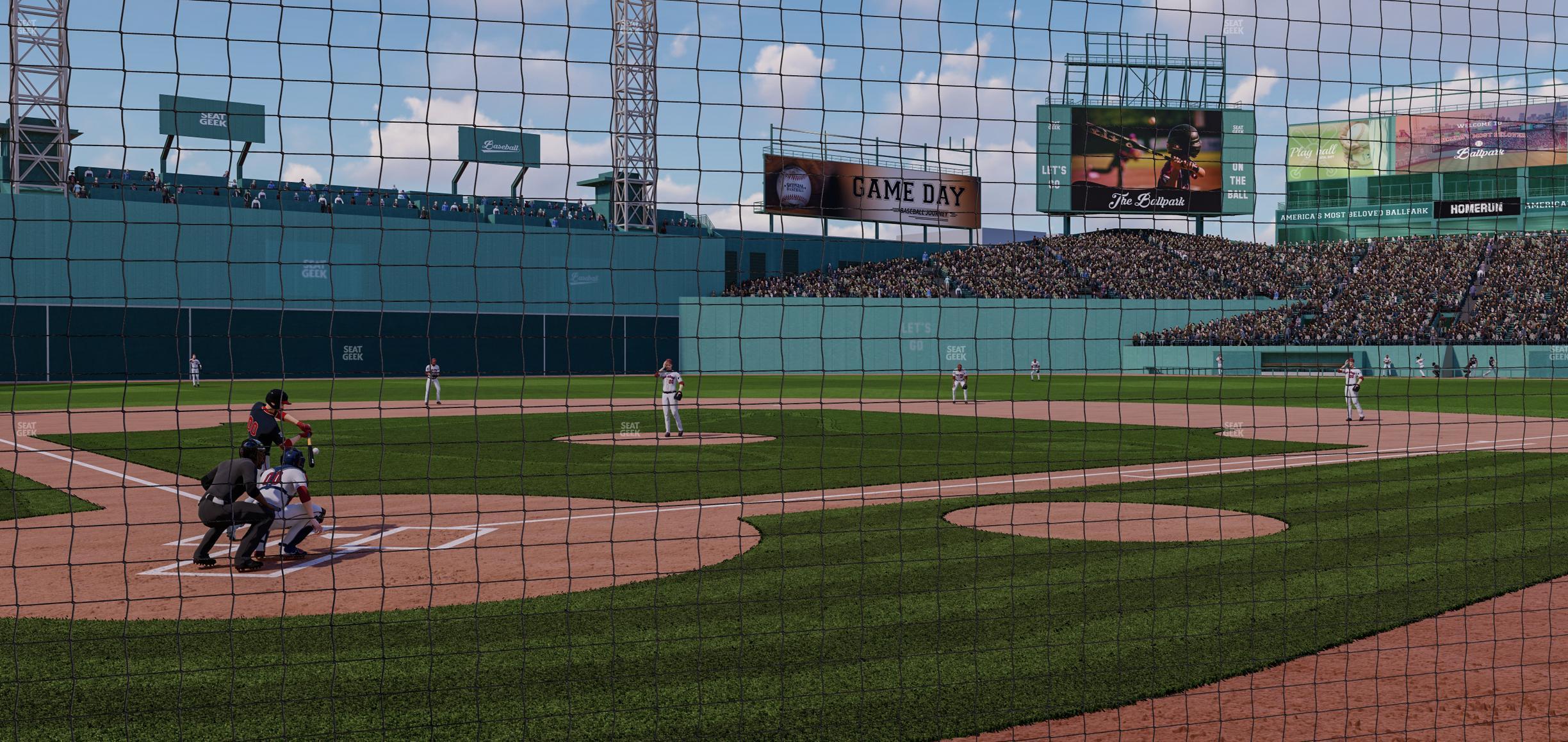 Seating view for Fenway Park Section Home Plate Dugout Box 41