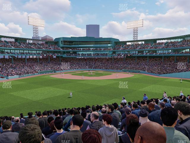 Seating view for Fenway Park Section Bleacher 36