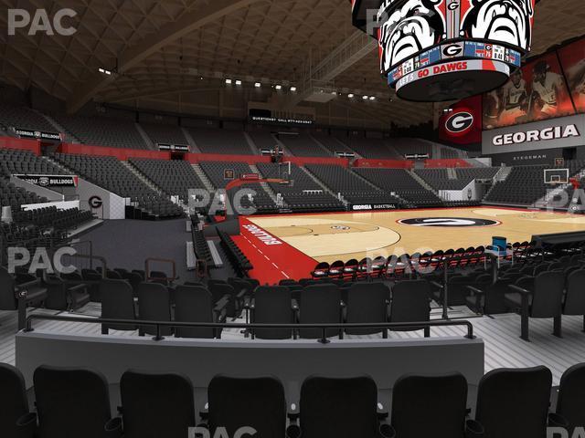 Seating view for Stegeman Coliseum Section H