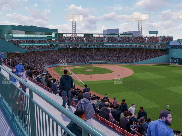 Seating view for Fenway Park Section Right Field Roof Terrace B