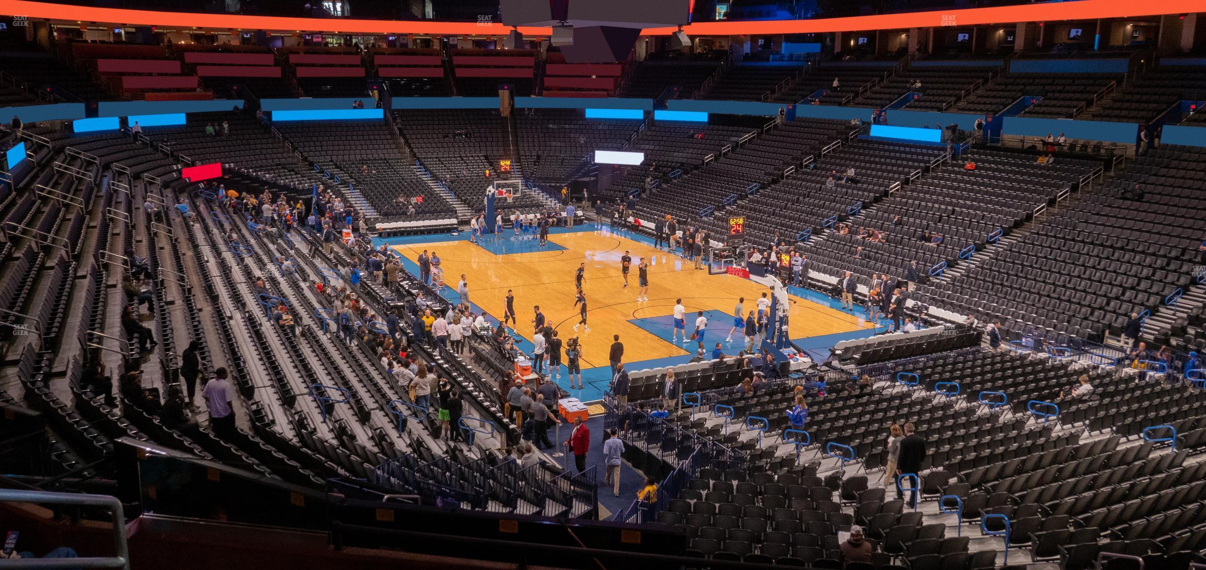 Seating view for Paycom Center Section 218