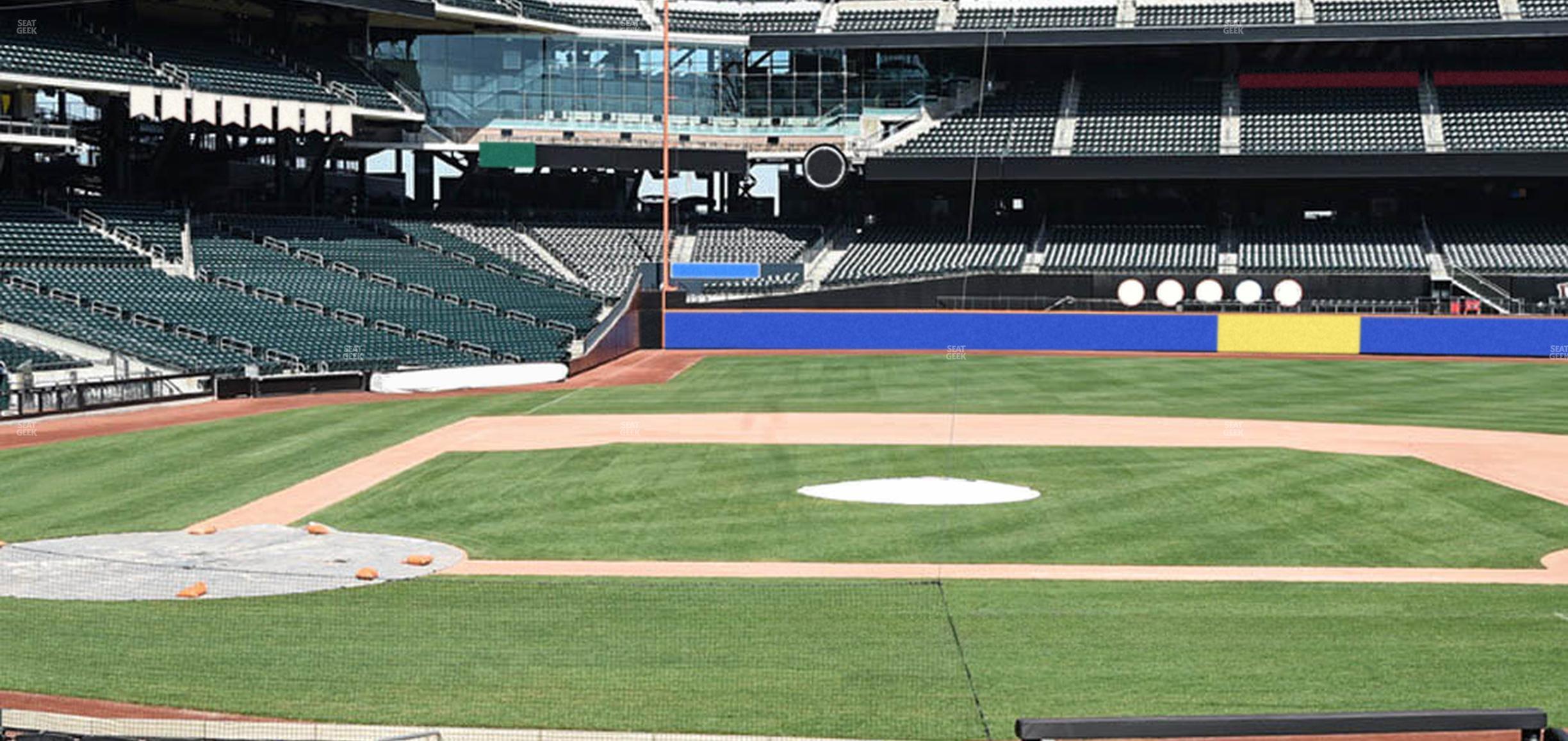 Seating view for Citi Field Section Delta Sky360 Club A