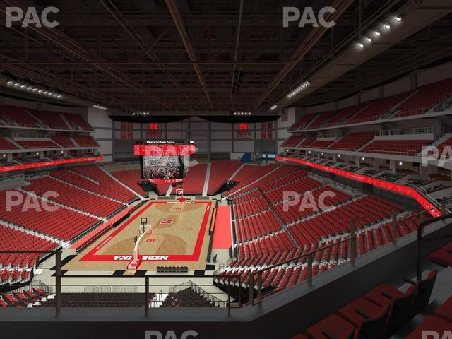 Seating view for Pinnacle Bank Arena Section 210