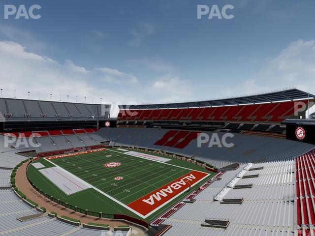 Seating view for Bryant Denny Stadium Section Nn 14