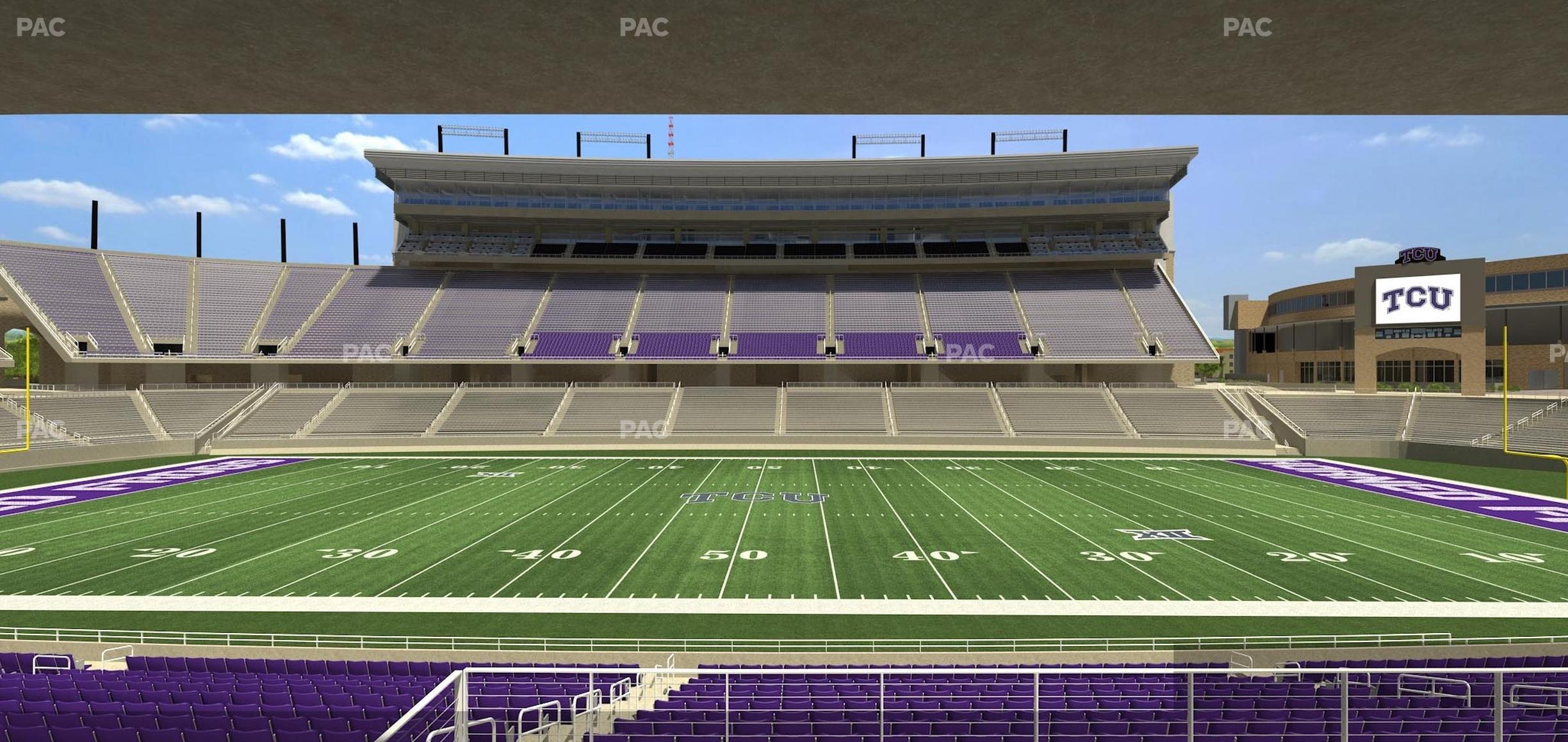 Seating view for Amon G. Carter Stadium Section Founders Suite 3