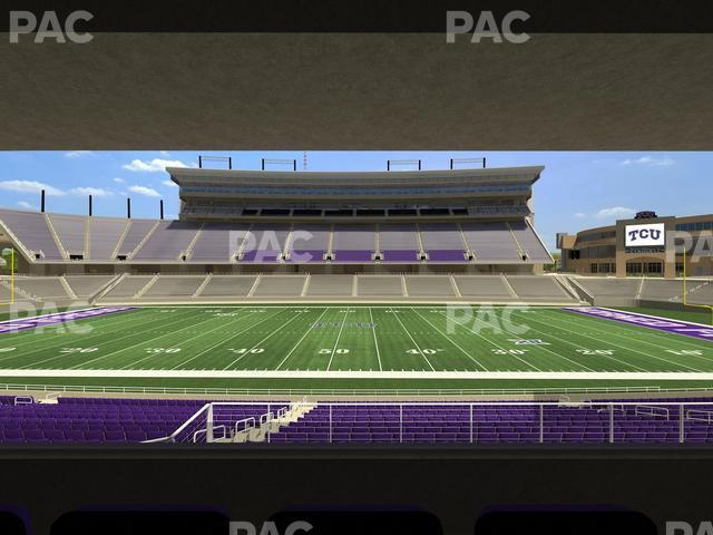 Seating view for Amon G. Carter Stadium Section Founders Suite 3