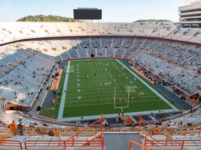 Seating view for Neyland Stadium Section Yy 10