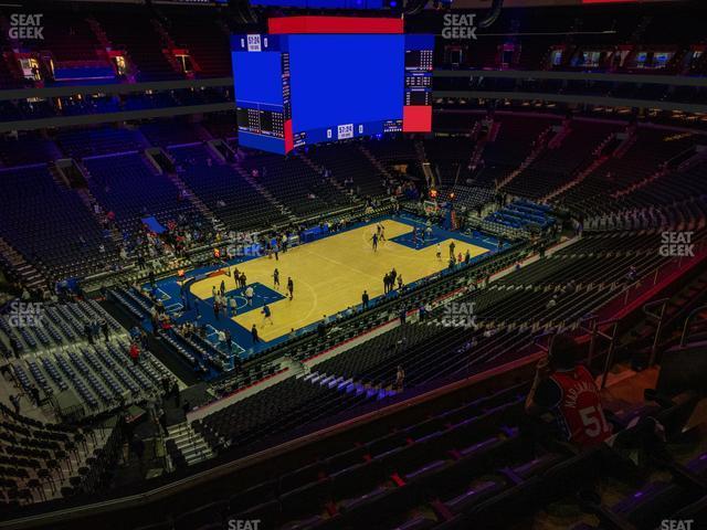 Seating view for Wells Fargo Center Section 210 A