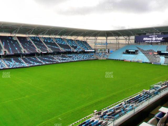 Seating view for Allianz Field Section 140