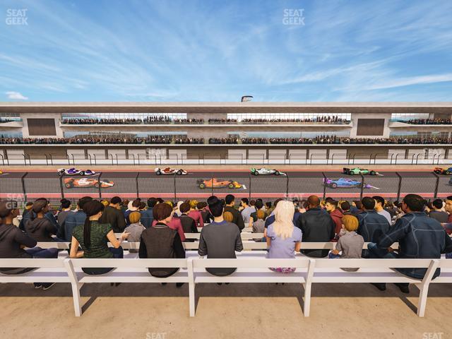 Seating view for Circuit of The Americas Section Main Grandstand Loge 21 B