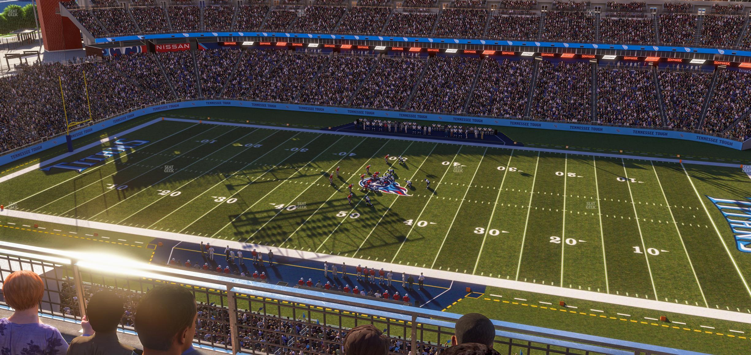 Seating view for Nissan Stadium Section Loge 310