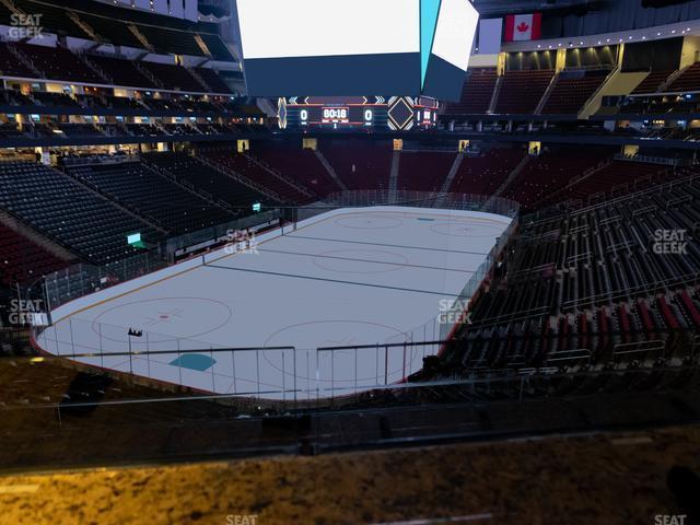 Seating view for Prudential Center Section Restaurant Ledge 2