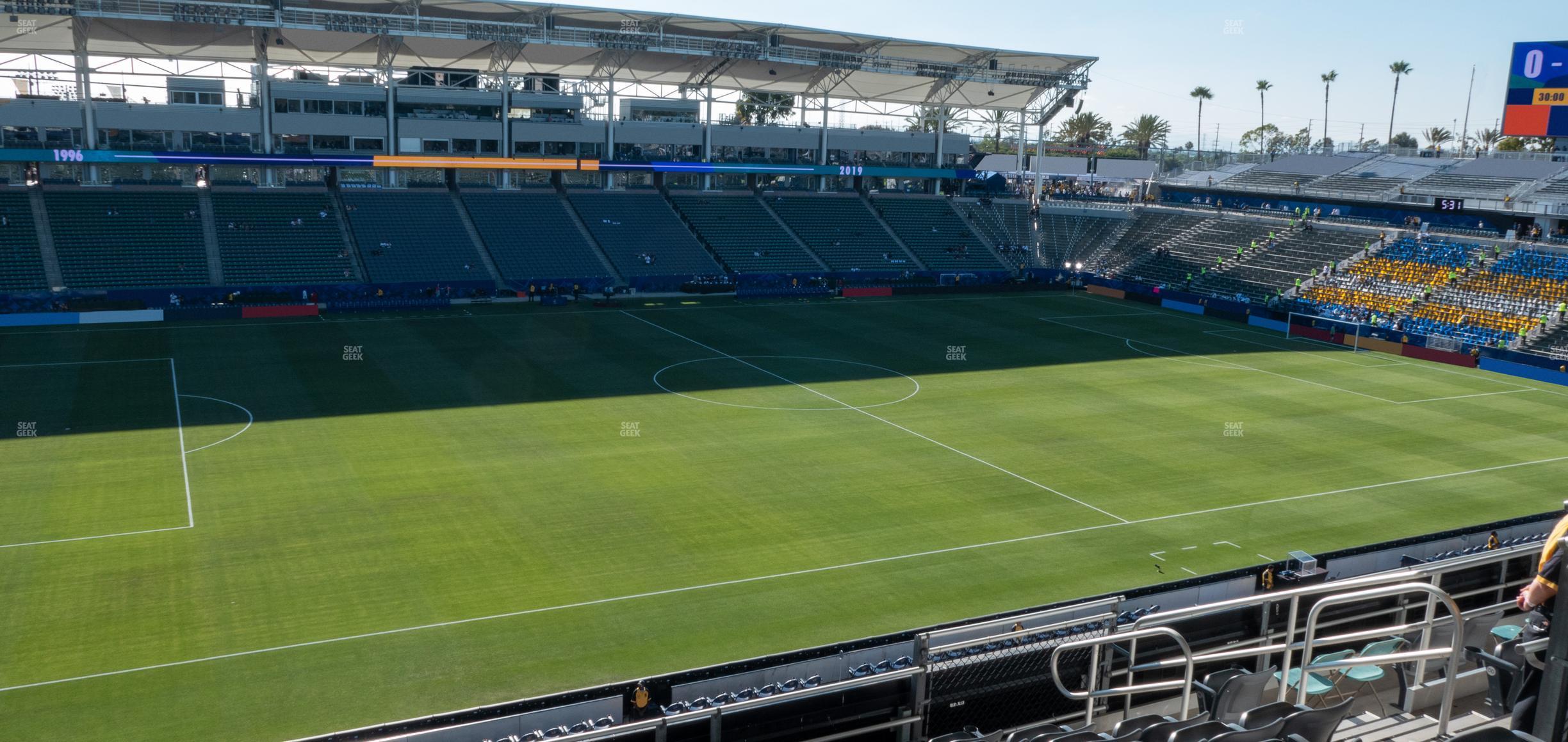 Seating view for Dignity Health Sports Park Section 235