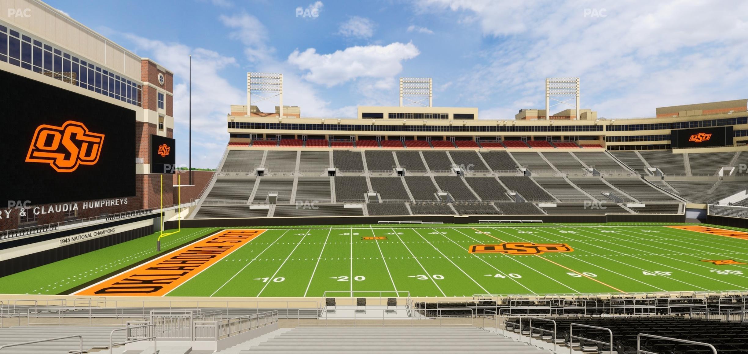 Seating view for Boone Pickens Stadium Section 138