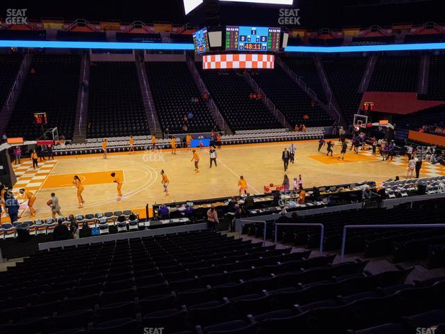 Seating view for Thompson-Boling Arena at Food City Center Section 106