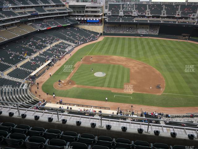 Seating view for Target Field Section 309