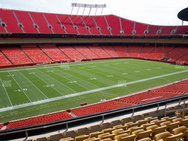 Seating view for GEHA Field at Arrowhead Stadium Section 228