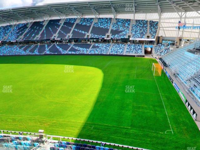 Seating view for Allianz Field Section Party Suite 2