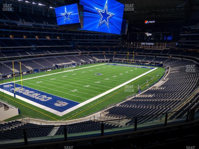 Seating view for AT&T Stadium Section 343