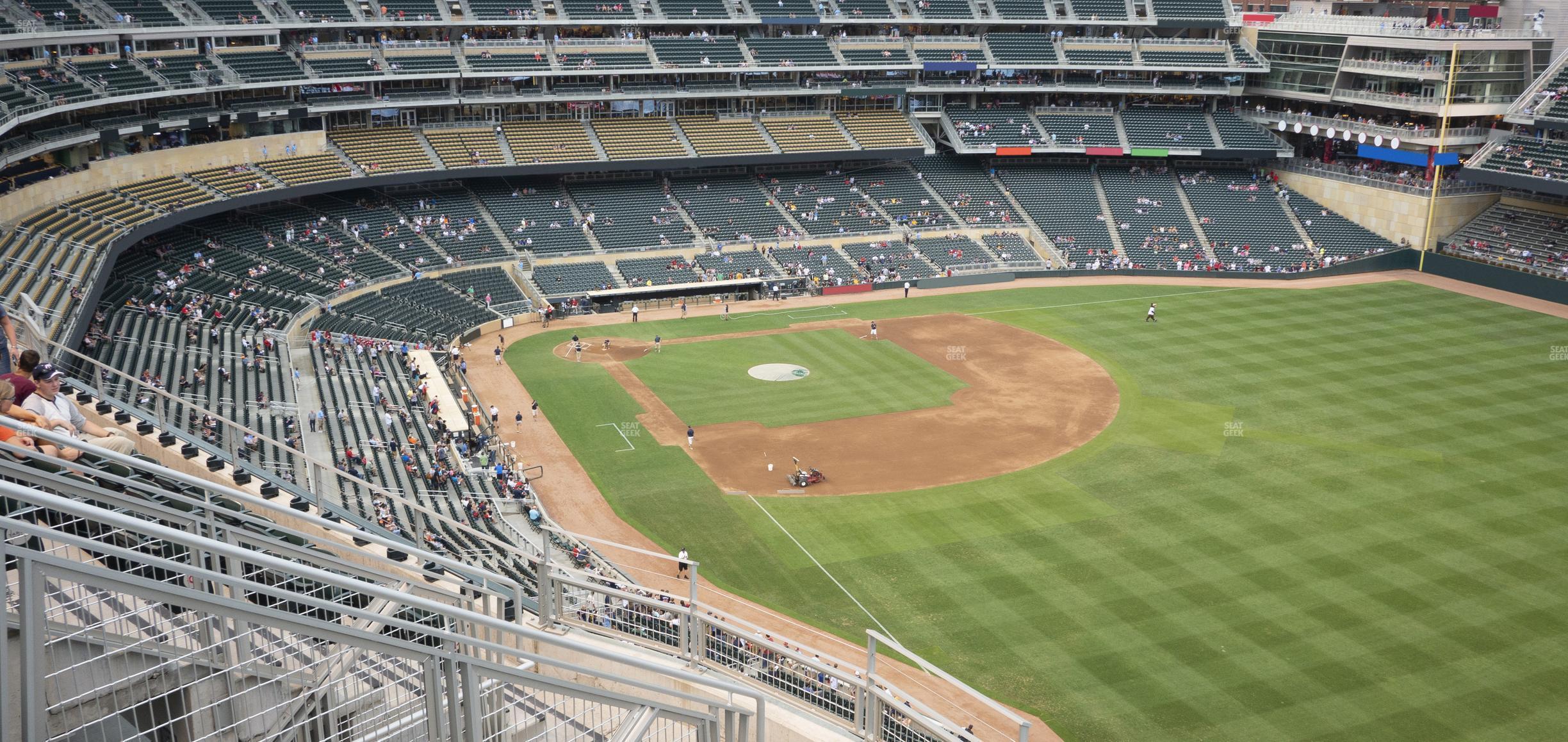 Seating view for Target Field Section 301