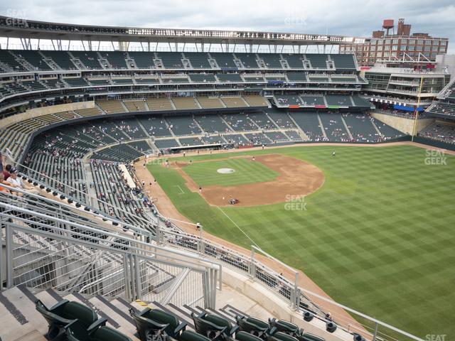 Seating view for Target Field Section 301