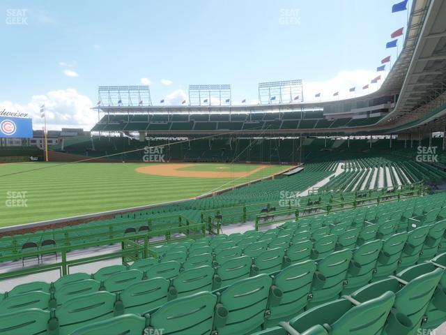 Seating view for Wrigley Field Section 203