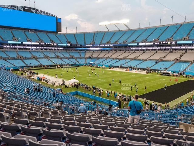 Seating view for Bank of America Stadium Section 337